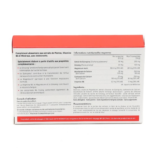 STC Nutrition No cramp comprimés