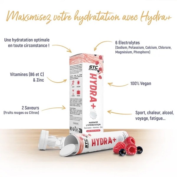 STC Nutrition Hydra+ pastilles effervescentes