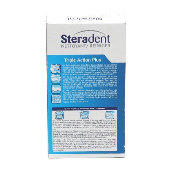 Steradent Triple Action Plus Comprimés effervescents