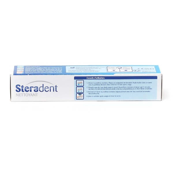 Steradent Triple Action Plus Comprimés effervescents
