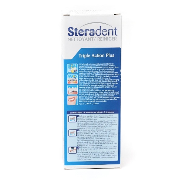 Steradent Triple Action Plus Comprimés effervescents
