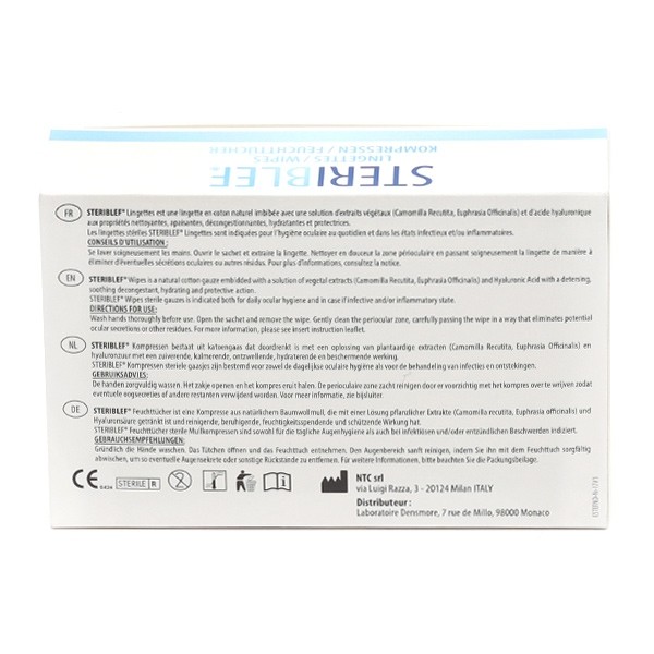 Steriblef Lingettes périoculaires