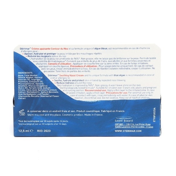 Stérimar Crème apaisante Contour du nez