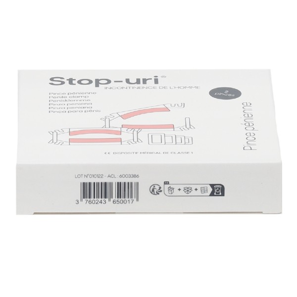 Stop Uri pince pénienne pour incontinence masculine