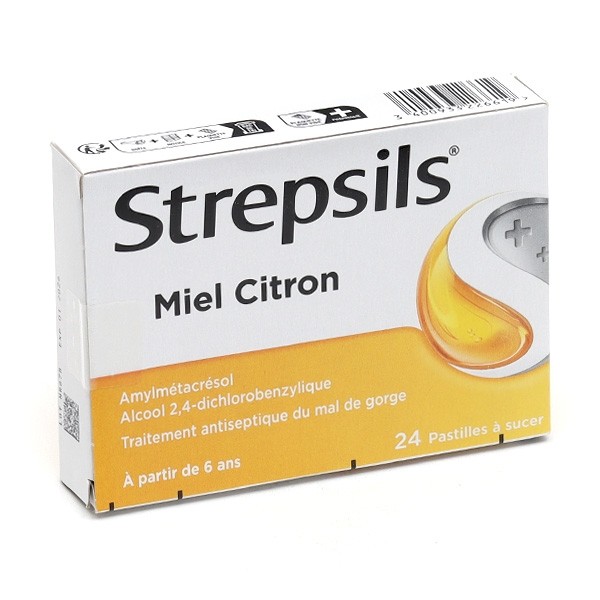 Strepsils miel citron