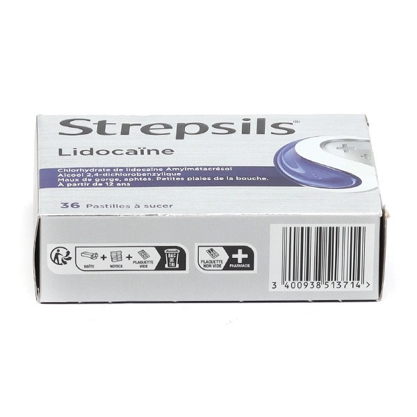 Strepsils lidocaine pastilles