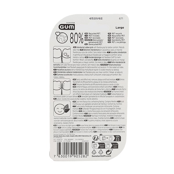 Gum Soft Picks 40 bâtonnets interdentaires