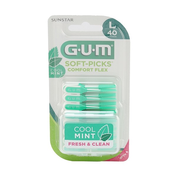 Gum Soft Picks 40 bâtonnets interdentaires