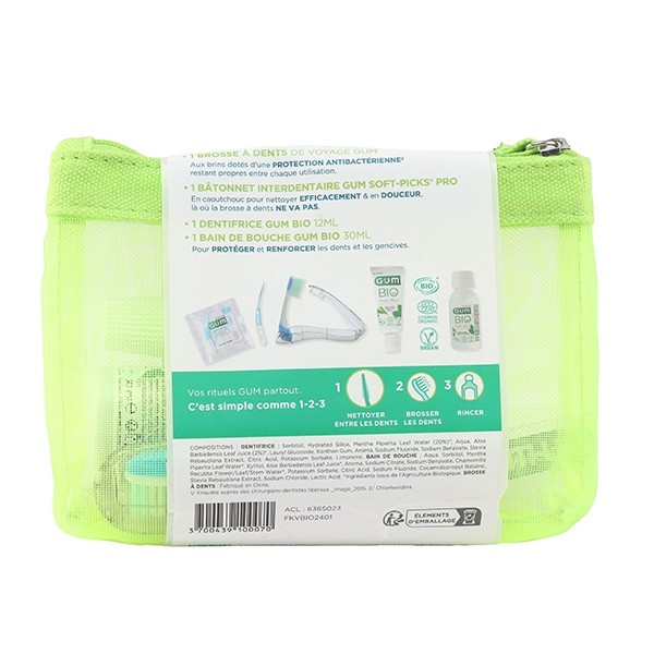 Gum Kit voyage Protection quotidienne Bio