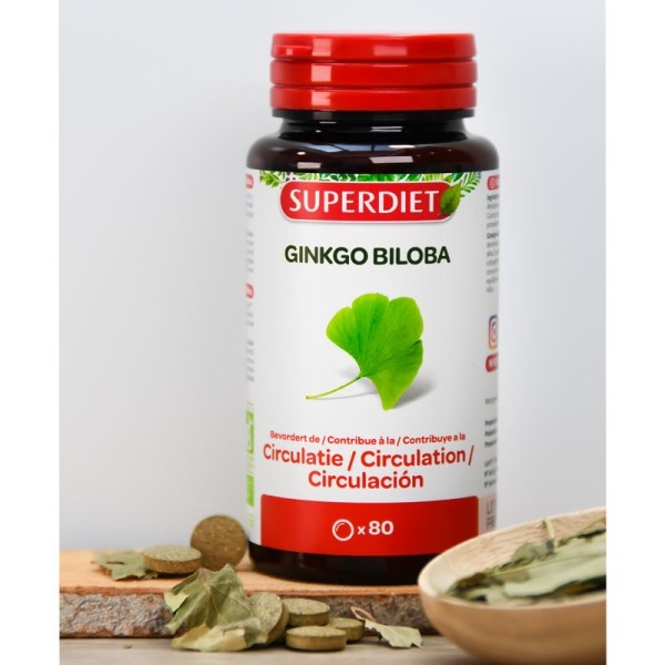 Super Diet ginkgo biloba bio comprimés