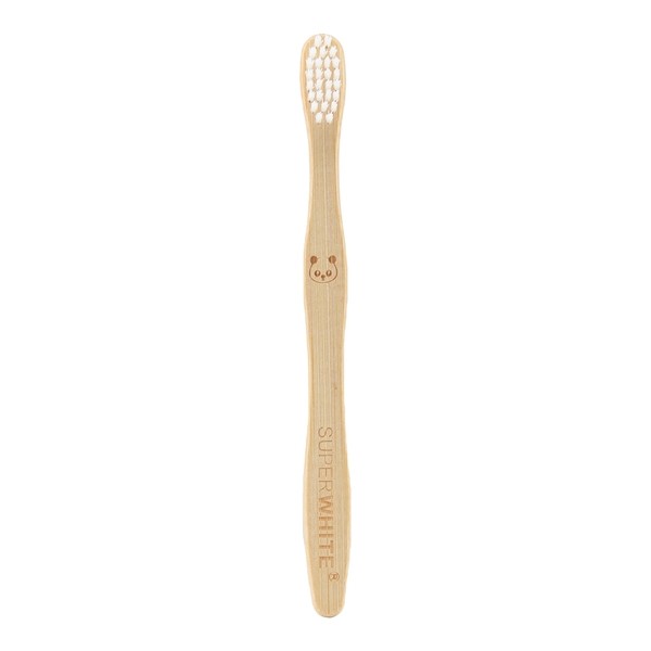 Super White brosse à dents en bambou Junior