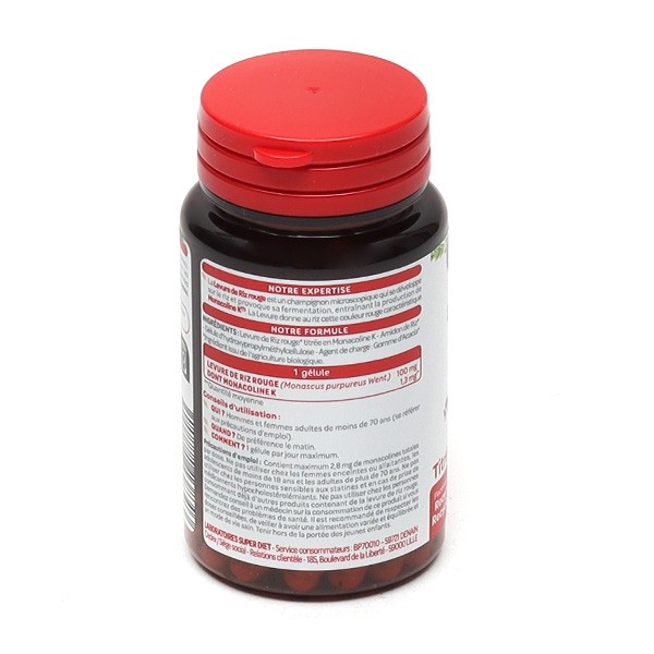 Super Diet levure de riz rouge bio gélules
