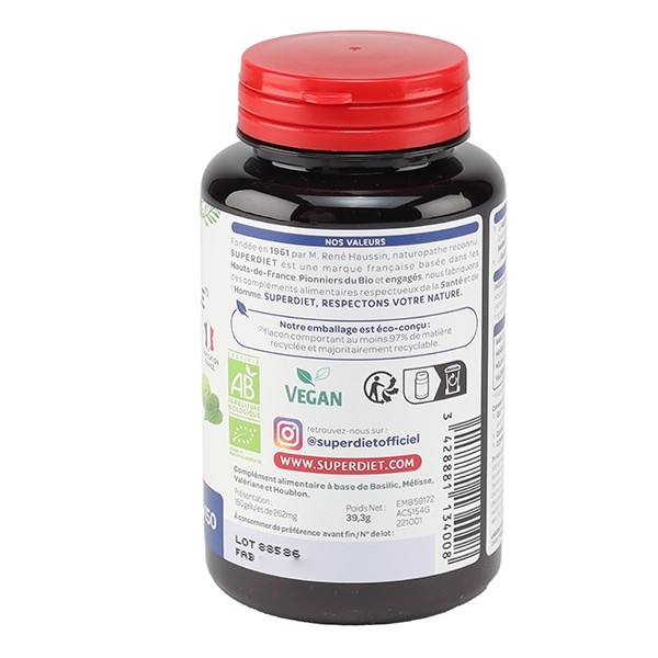 Super Diet Quatuor sommeil paisible bio gélules