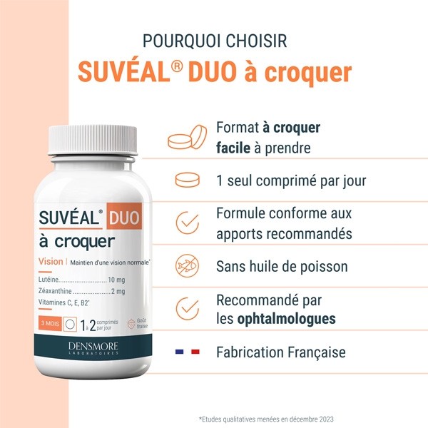 Suvéal Duo comprimés à croquer