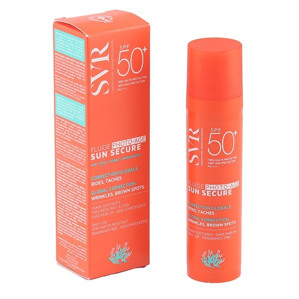 SVR Sun Secure fluide solaire photo-age SPF 50+