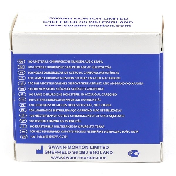 Swann Morton lames de bistouri non stériles par 100