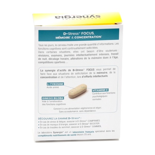 D Stress Focus comprimés