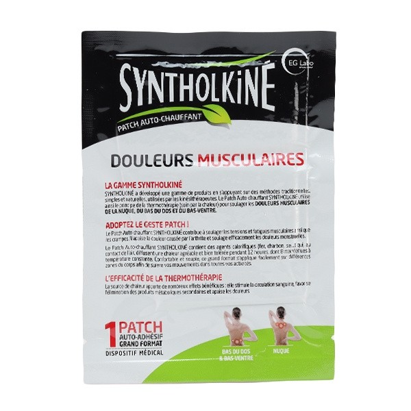 Syntholkiné patch chauffant grand format