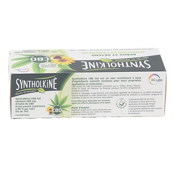 Syntholkiné Gel de massage CBD