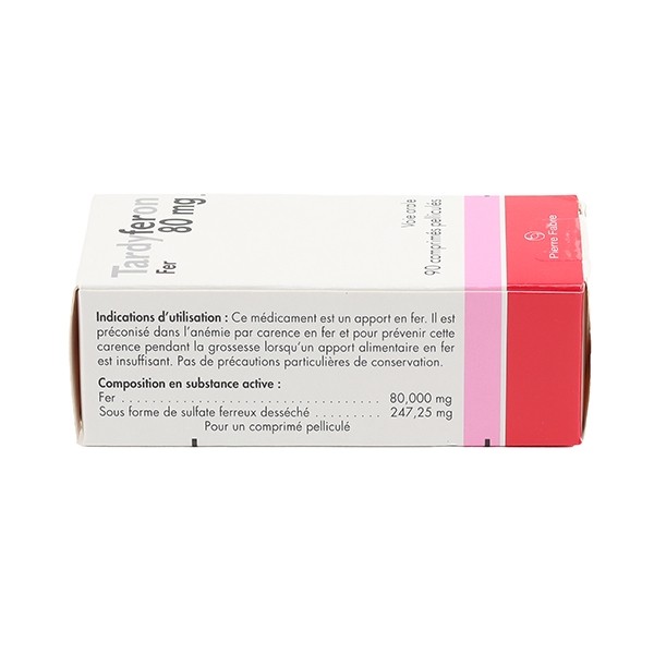 Tardyferon 80 mg comprimé Fer