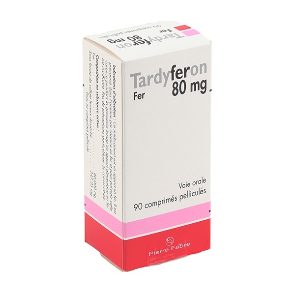 Tardyferon 80 mg comprimé Fer