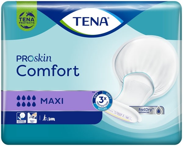 Tena Comfort Proskin Protections anatomiques Maxi 8 gouttes