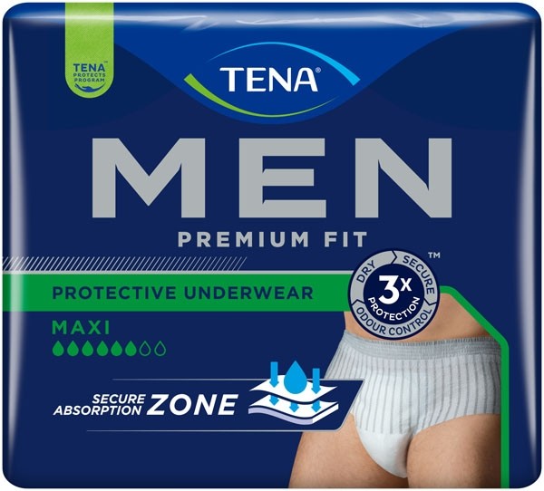 Tena Men Premium Fit sous-vêtement absorbant  Maxi 6 gouttes