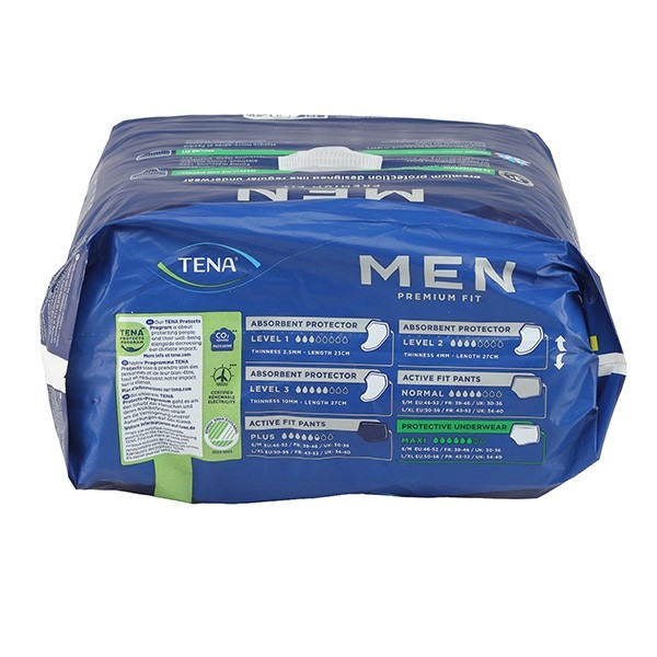 Tena Men Premium Fit sous-vêtement absorbant  Maxi 6 gouttes