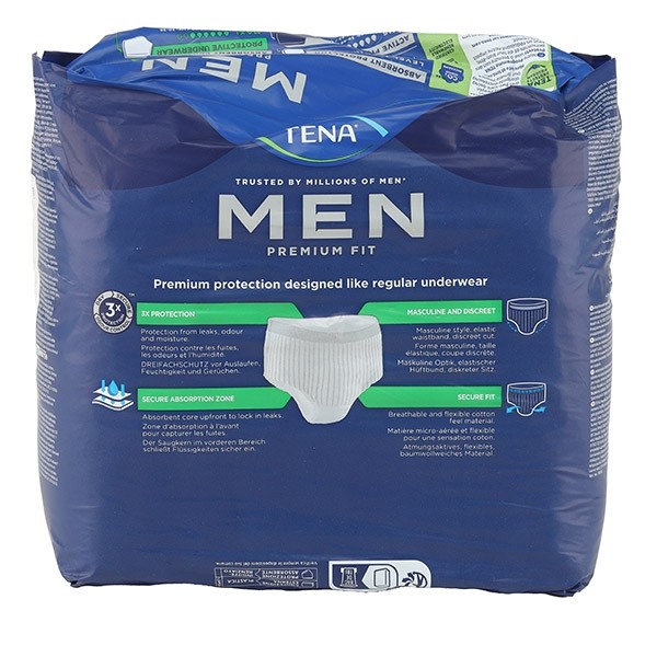Tena Men Premium Fit sous-vêtement absorbant  Maxi 6 gouttes