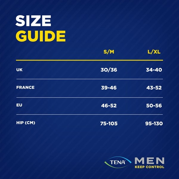 Tena Men Premium Fit sous-vêtement absorbant  Maxi 6 gouttes