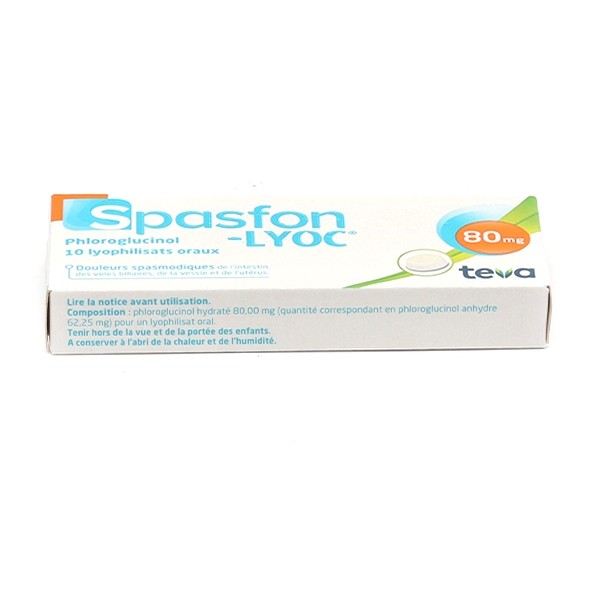 Spasfon Lyoc 80 mg antispasmodique