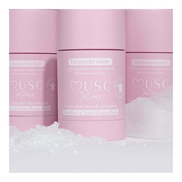 Musc Intime Déodorant solide Musc Blanc