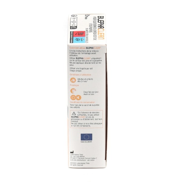 Blephaclean compresses imprégnées
