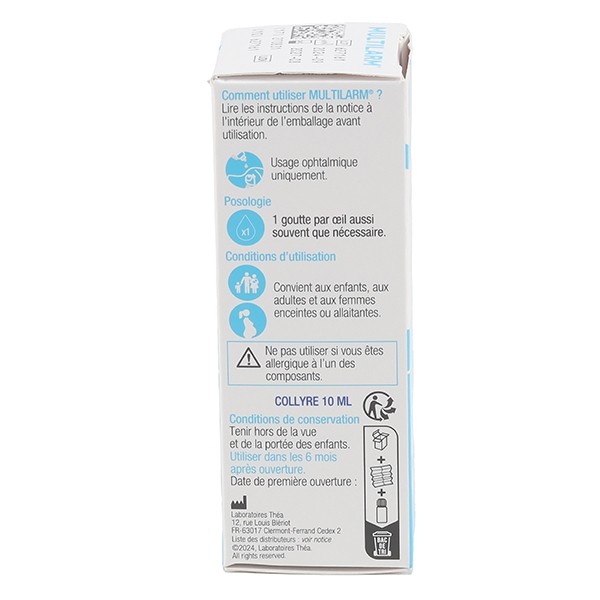 Multilarm Soin oculaire quotidien gouttes