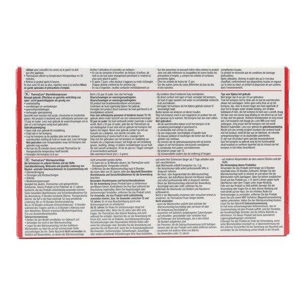 Thermacare patch autochauffant ceinture dos