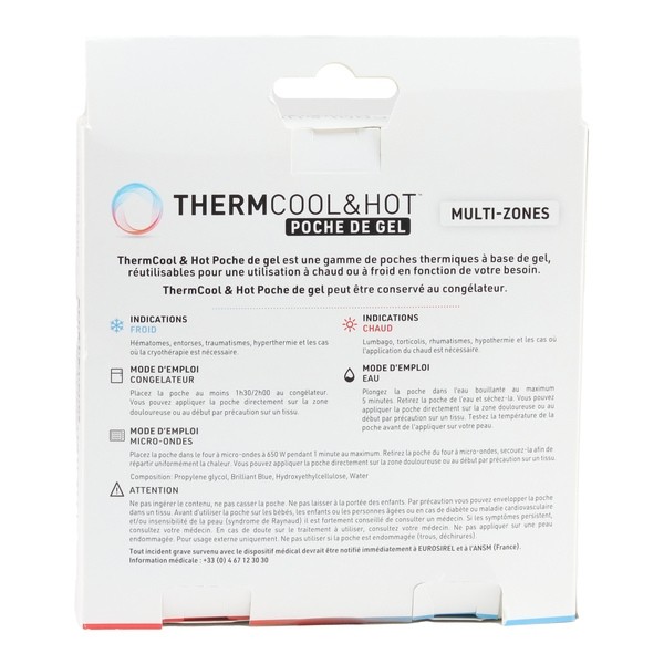 ThermCool & Hot poche de gel multi-zones