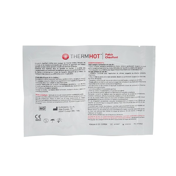 Thermhot Patchs chauffants cou dos épaule poignet