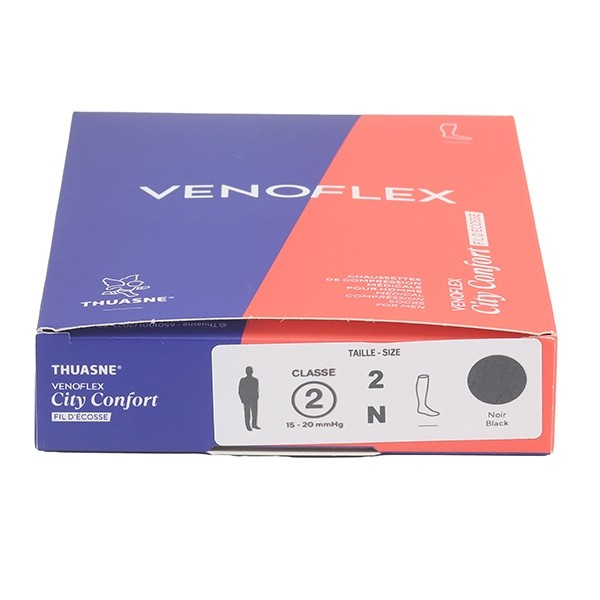 Venoflex City Confort Fil d'Ecosse Chaussettes de contention Homme cl2