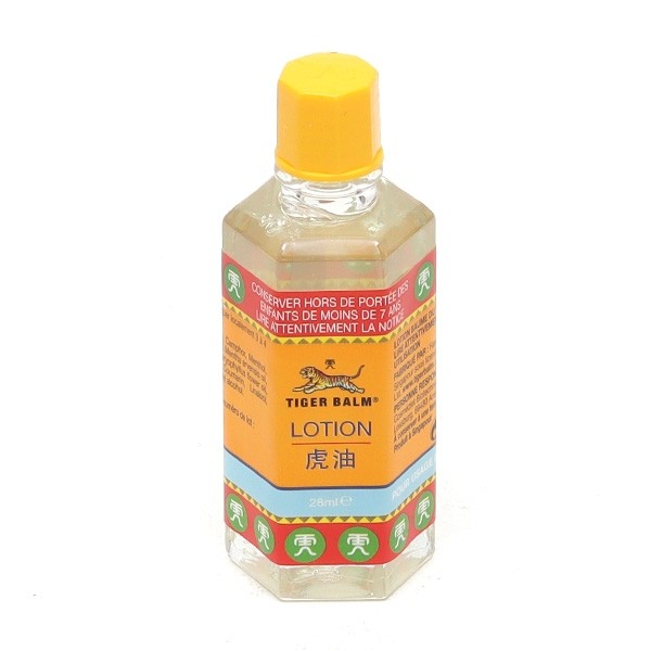 Tiger Balm lotion massage