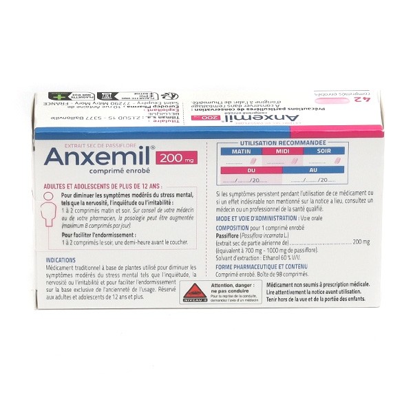 Anxemil 200 mg comprimé Sommeil