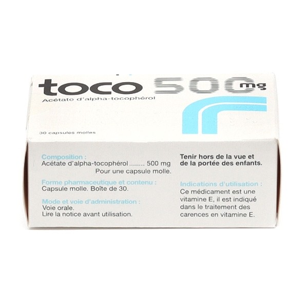 Toco 500 mg capsule vitamine E