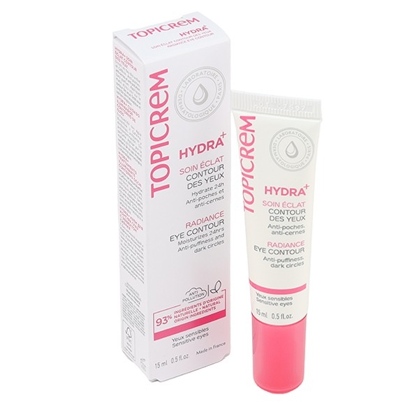 Topicrem Hydra+ soin éclat contour des yeux