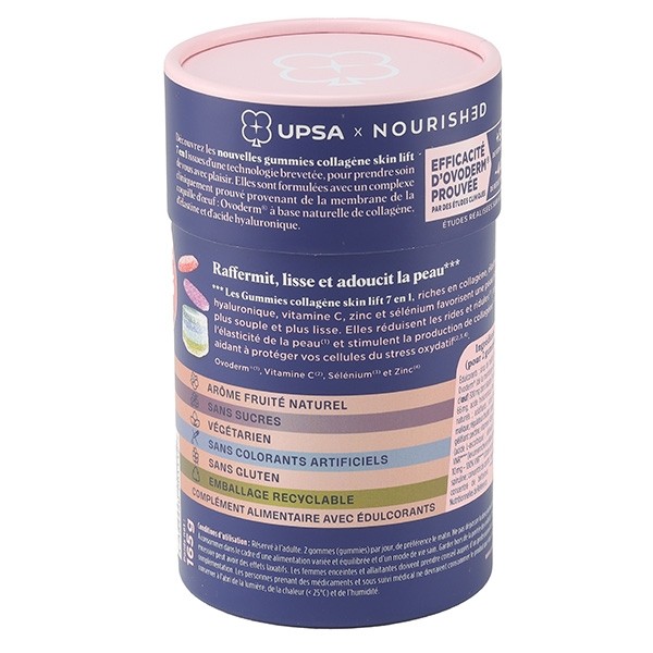 UPSA Nourished Collagène Skin lift gummies