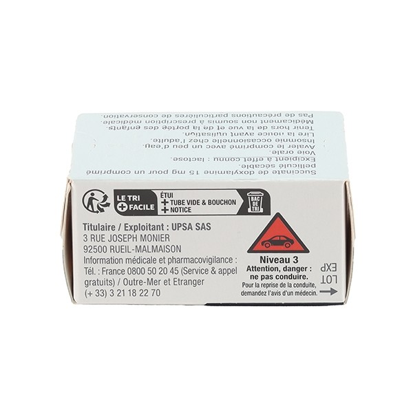 Donormyl 15 mg comprimés sécables