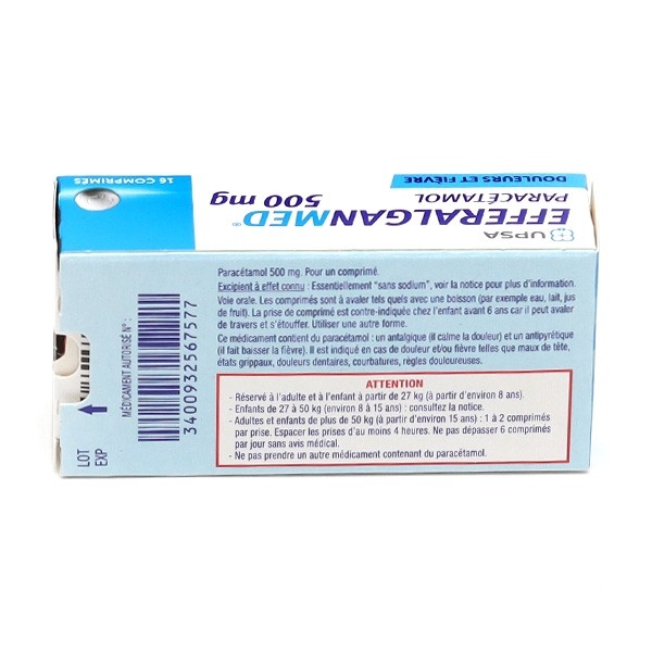 EfferalganMed 500 mg comprimé