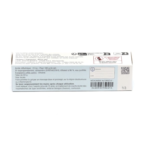 Niflugel gel anti inflammatoire