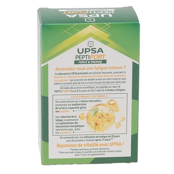 UPSA PeptiFort Force & Energie comprimé