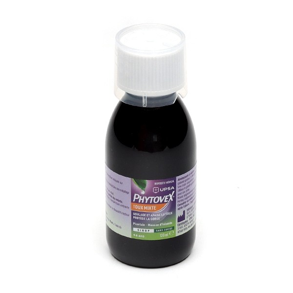 UPSA Phytovex Sirop Toux mixte sans sucre