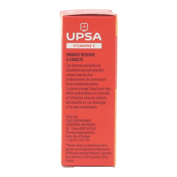 UPSA Vitalité Vitamine C 1000 mg comprimés effervescents