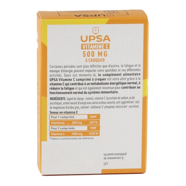 UPSA Vitamine C 500 mg comprimés à croquer
